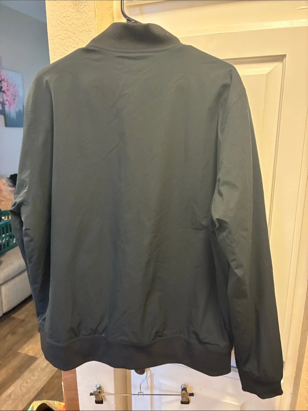 Men’s Banana Republic black Full-Zip Bomber Jacket NWT